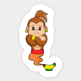 Monkey Genie Sticker